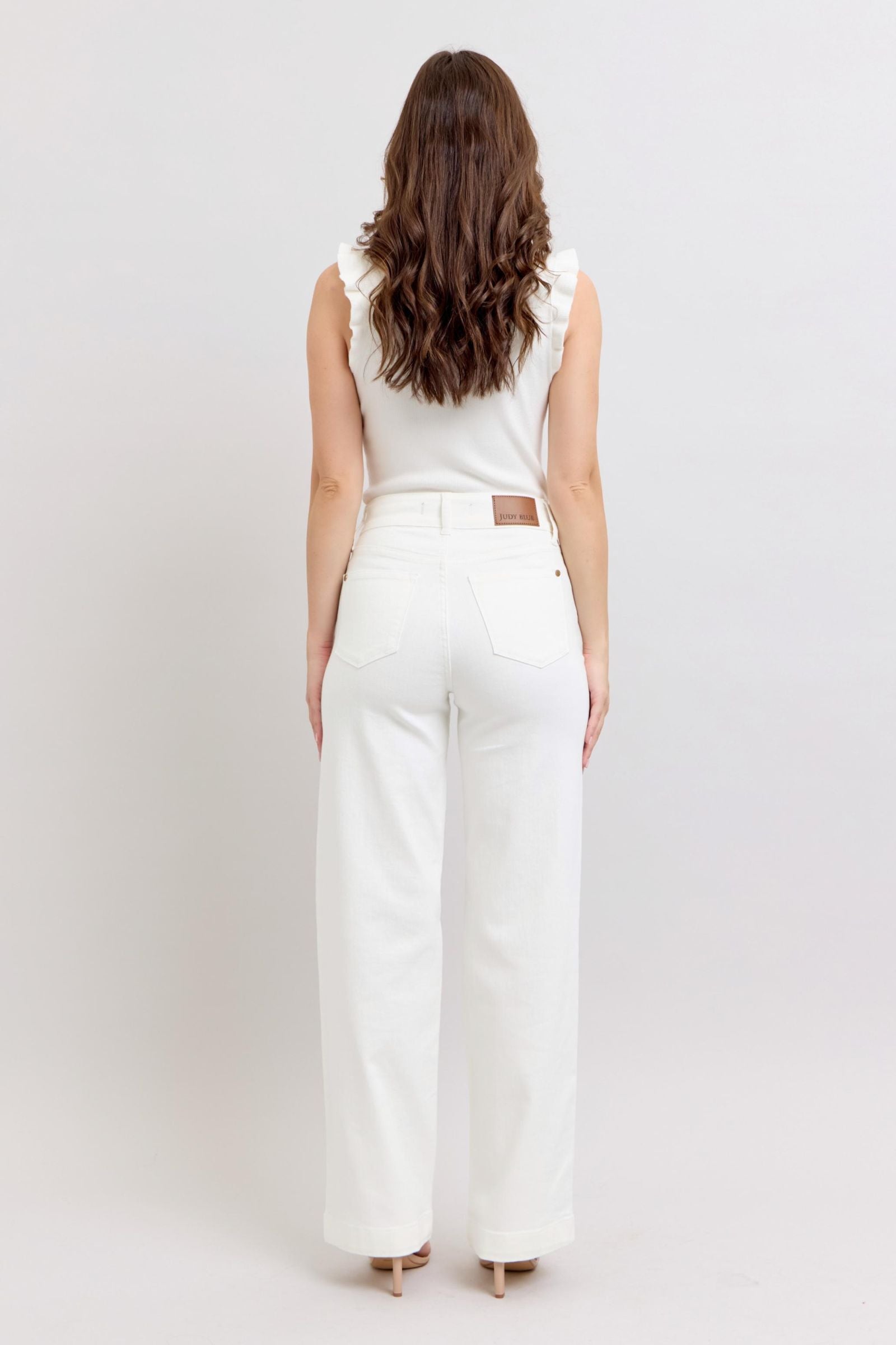 White Judy Blue Jeans