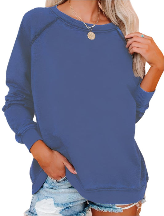 Long-Sleeve Crewneck Pullover T-Shirt Sweatshirt Style